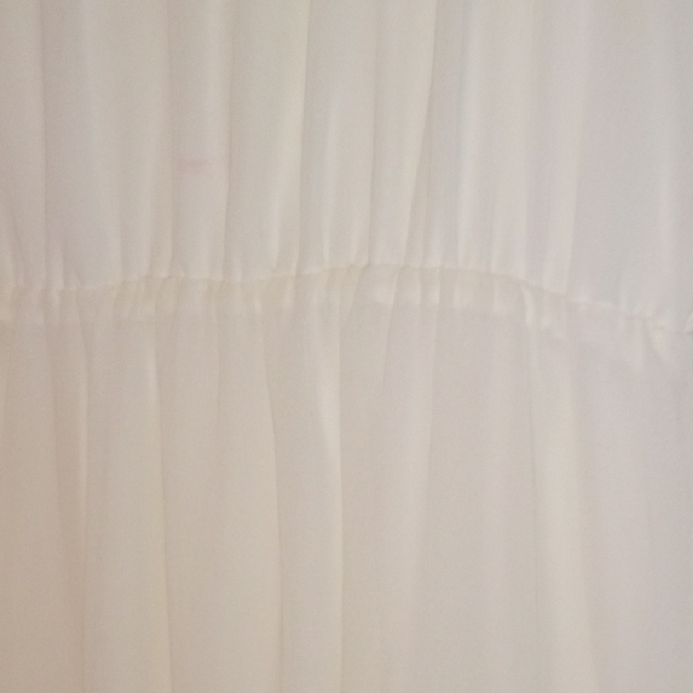 Papaya Cream Strapless Pleated Sundress - Picture 5 of 7